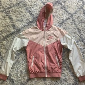Woman’s -Nike Jacket  - Pink, Peach and White Jacket. Size XS. Never worn!!!